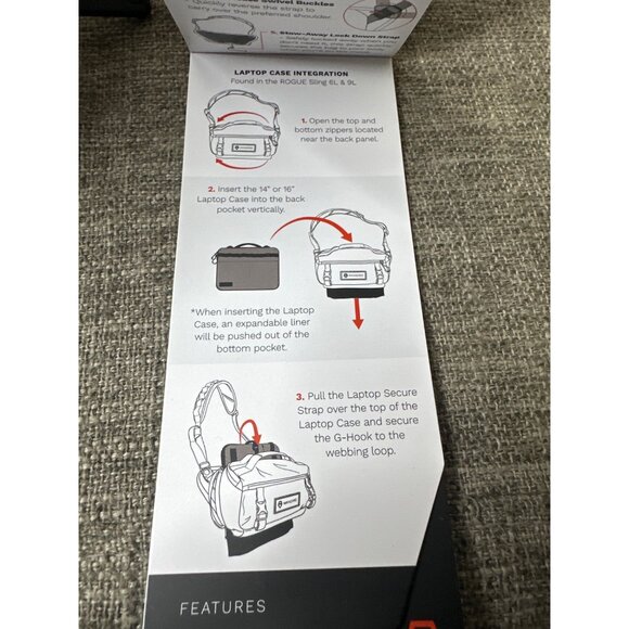 Wandrd Roam Sling Crossbody 6L Camera Bag Sedona Orange w/ Adj Strap & Dividers - Picture 13 of 15